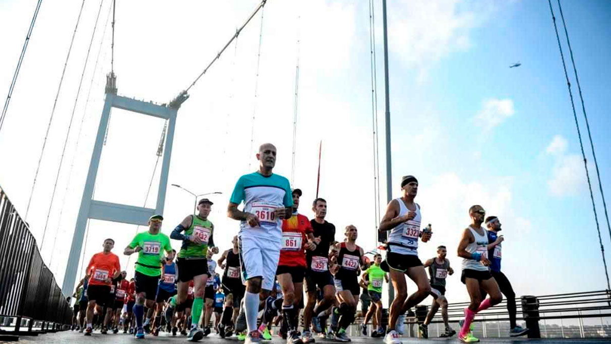 İstanbul Yarı Maratonu'na rekor katılım