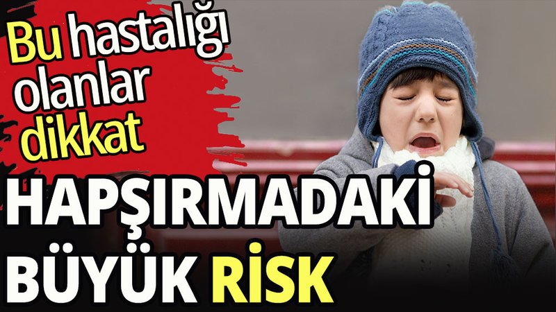 Hapşırmadaki büyük risk