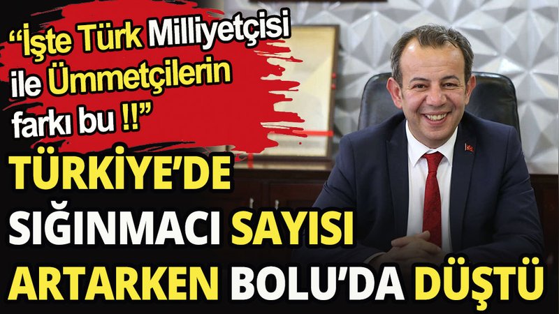 Bolu Belediye Başkanı Özcan: "Türkiye'de sığınmacı artarken Bolu'da düştü"