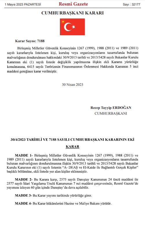 İki Afganlının mal varlığı donduruldu