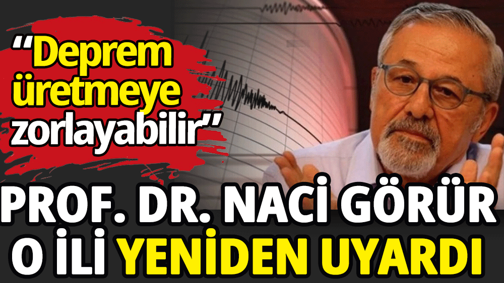 Prof. Dr. Naci Görür'den kritik uyarı