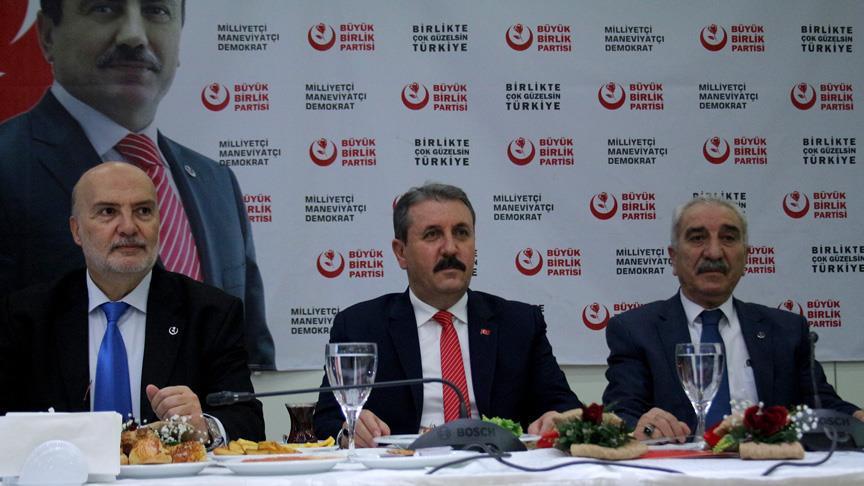 Destici'den Bahçeli'nin açıklamasına destek