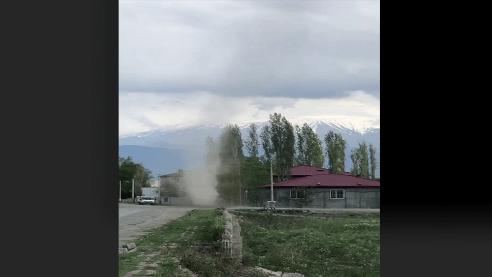 Iğdır'da hortum çıktı