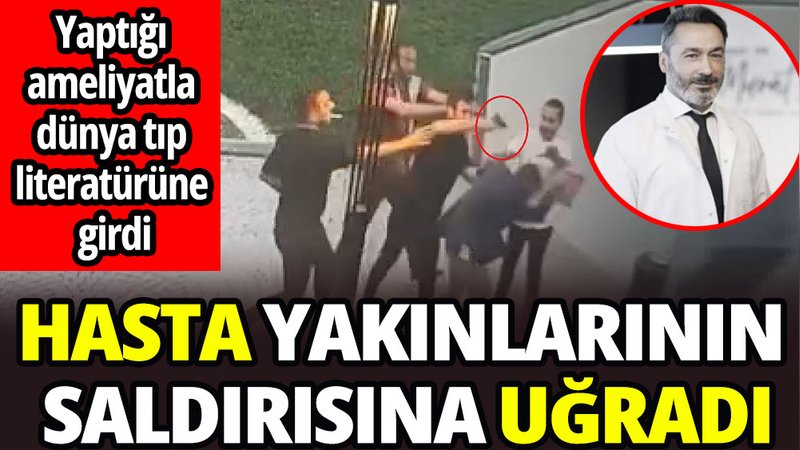 Hasta yakınları profesörü darbetti
