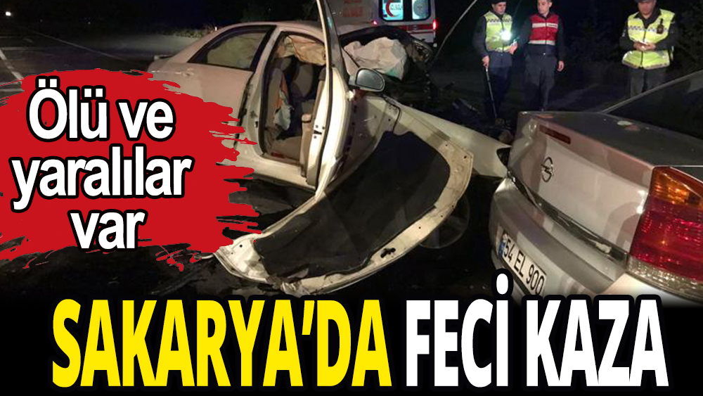 Sakarya'da feci kaza: Ölü ve yaralılar var