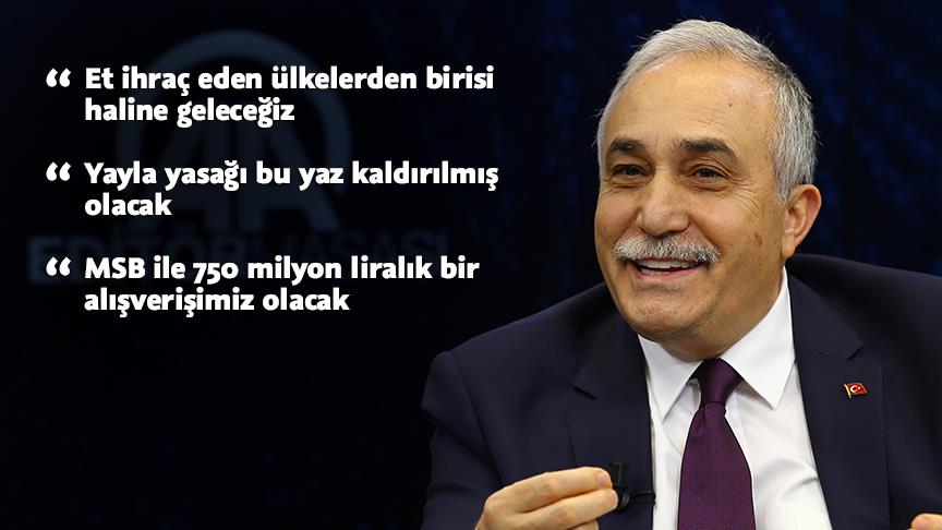 'Et ihraç eden ülke olacağız'