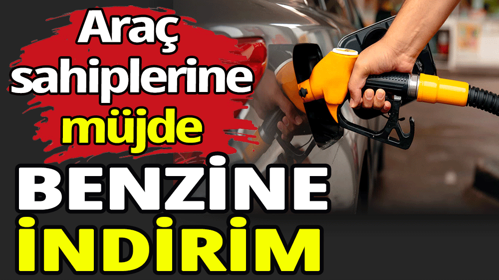 Benzine indirim geldi