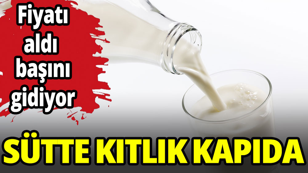 Süt üretiminde büyük düşüş