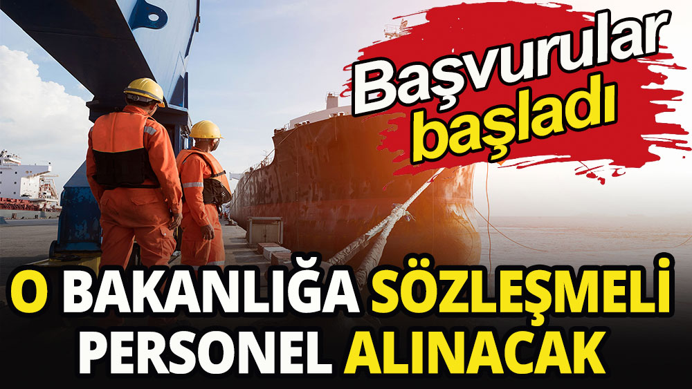 O bakanlığa sözleşmeli personel alınacak