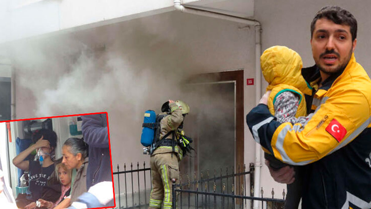Maltepe'de can pazarı: Yangın çıkan dairede oturan kişiye saldırdılar!