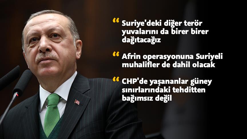 Erdoğan'dan Afrin açıklaması