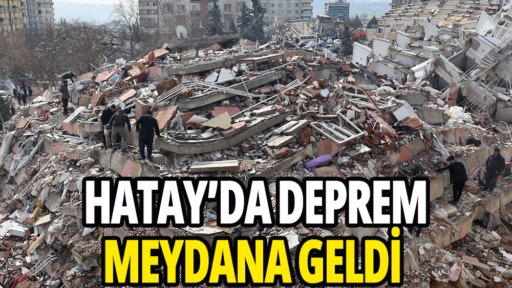 Hatay'da deprem