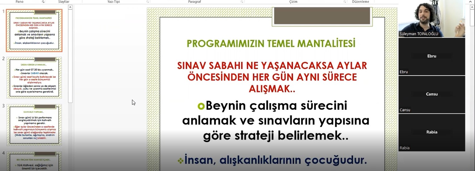 NEVÜ'den online bilgilendirme