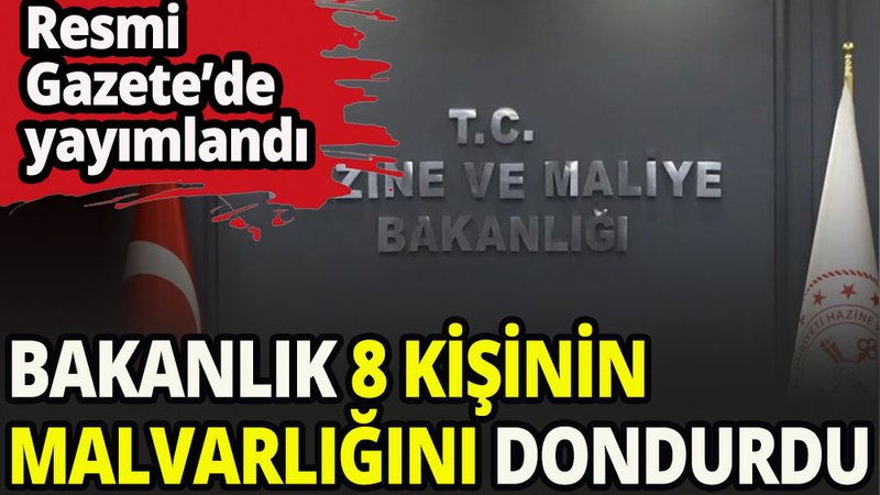 DEAŞ ve El Kaide bağlantılı 8 kişinin malvarlığı donduruldu