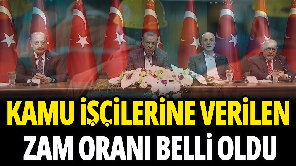 Kamu İşçilerine verilen zam oranı belli oldu