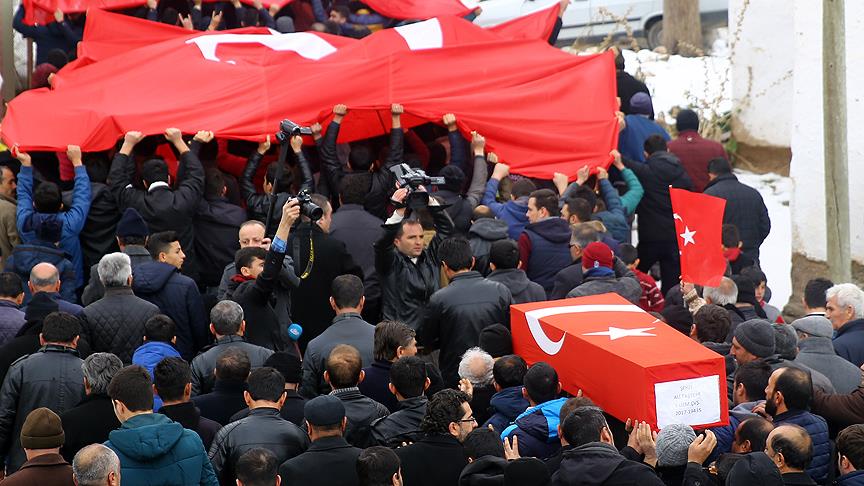 Şehitlerimizi uğurluyoruz