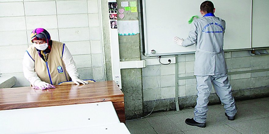 Okullar 2. dönem için hazırlanıyor