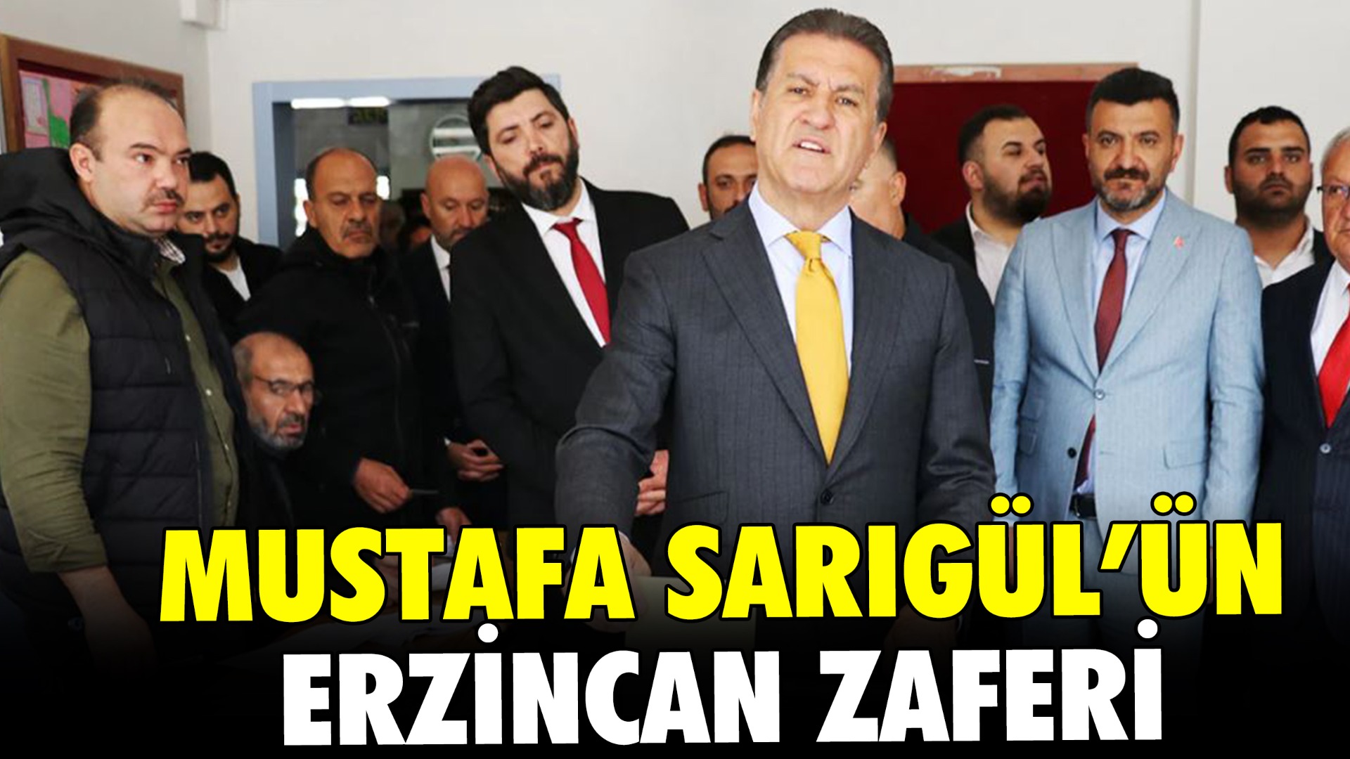 Mustafa Sarıgül'ün Erzincan zaferi