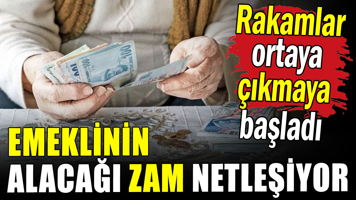 Rakamlar ortaya çıkmaya başladı: Emeklinin alacağı zam netleşiyor!