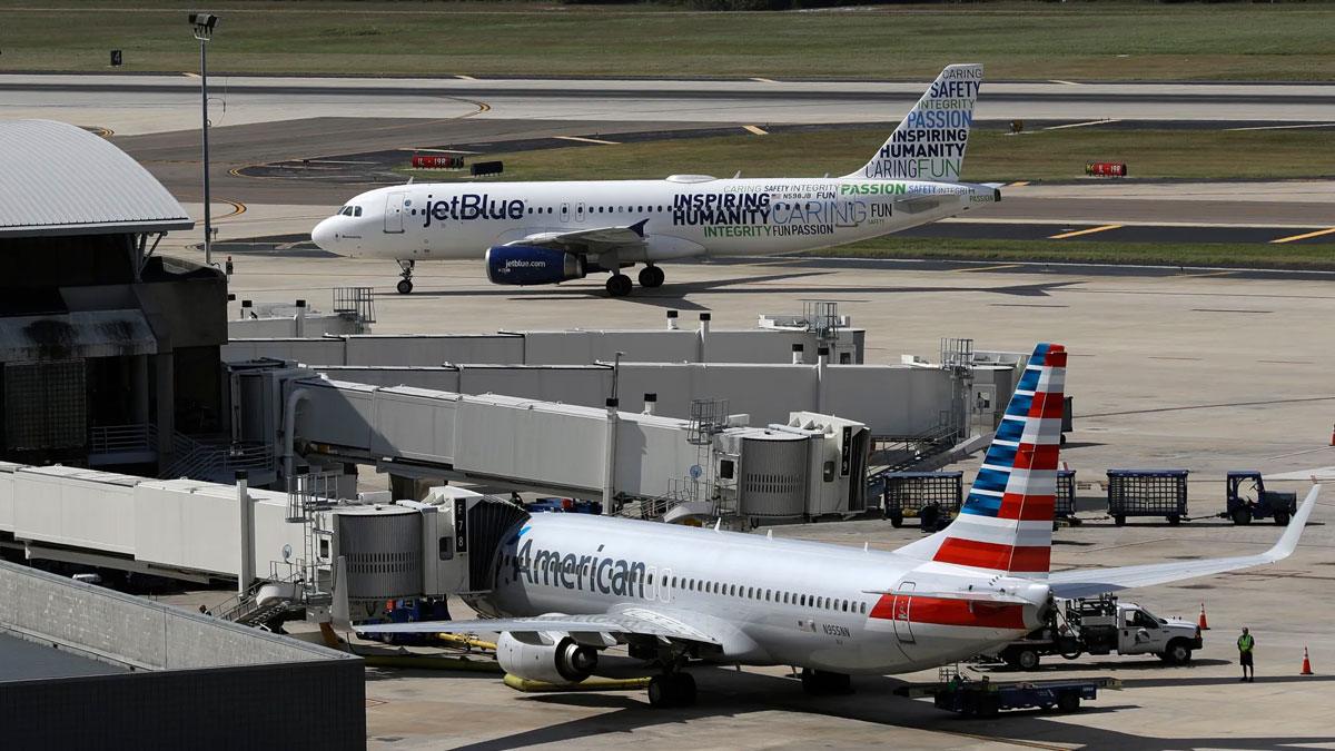 American Airlines ve JetBlue ortaklığına 'rekabete aykırılık' engeli