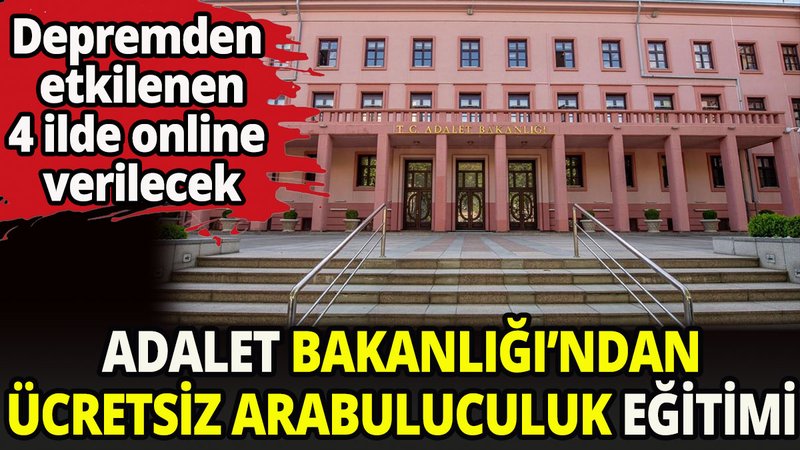 Adalet Bakanlığı'ndan ücretsiz arabuluculuk eğitimi
