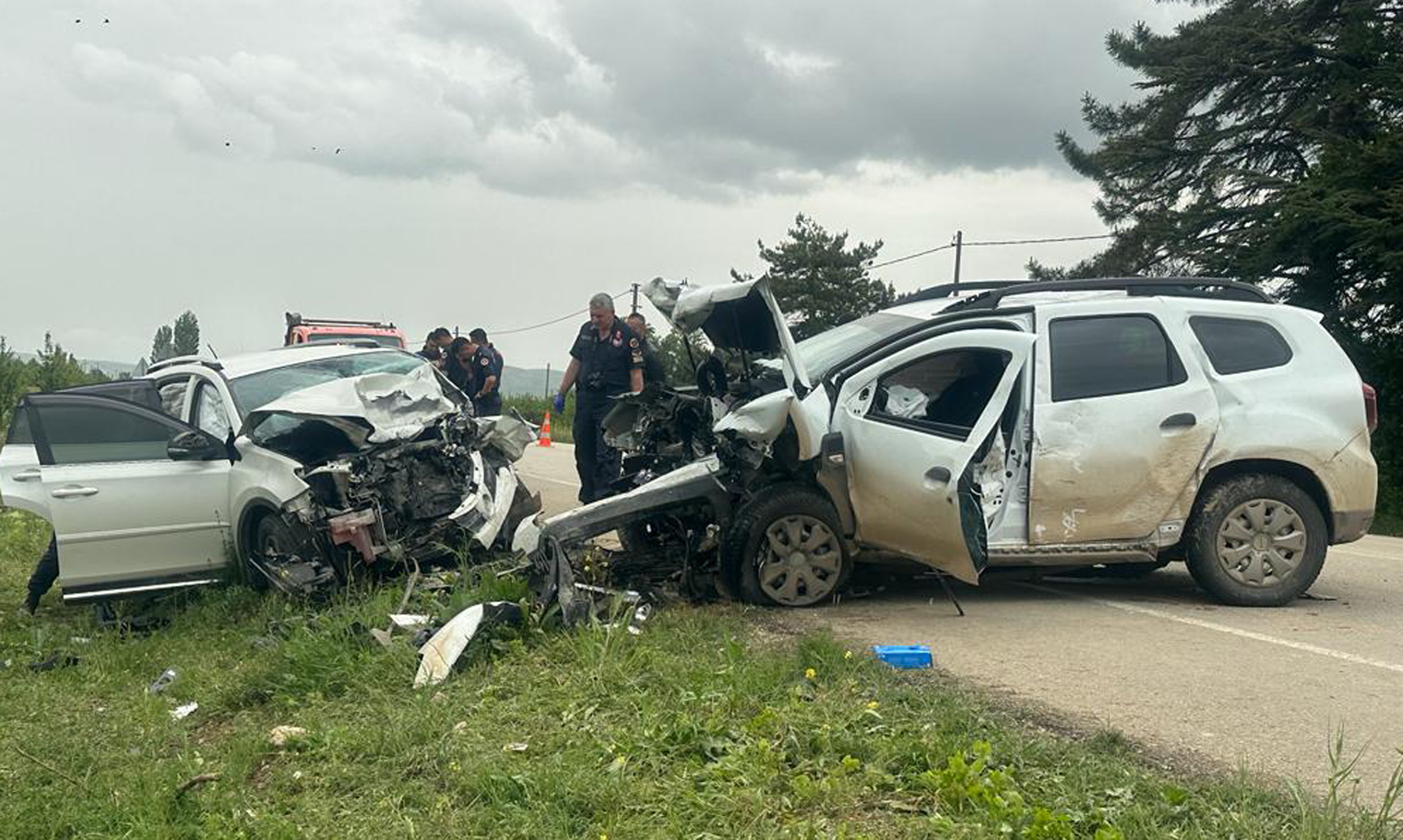 Isparta'da trafik kazası: 1 ölü 4 yaralı