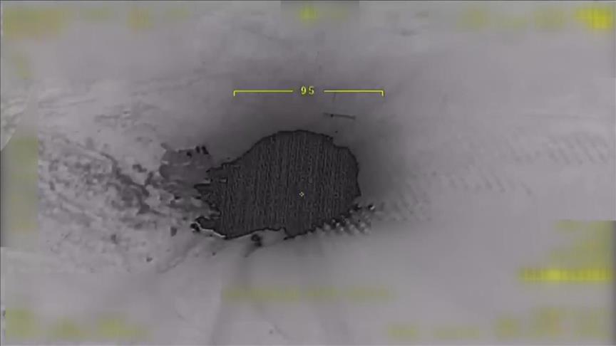 PKK/YPG'nin füze deposu imha edildi