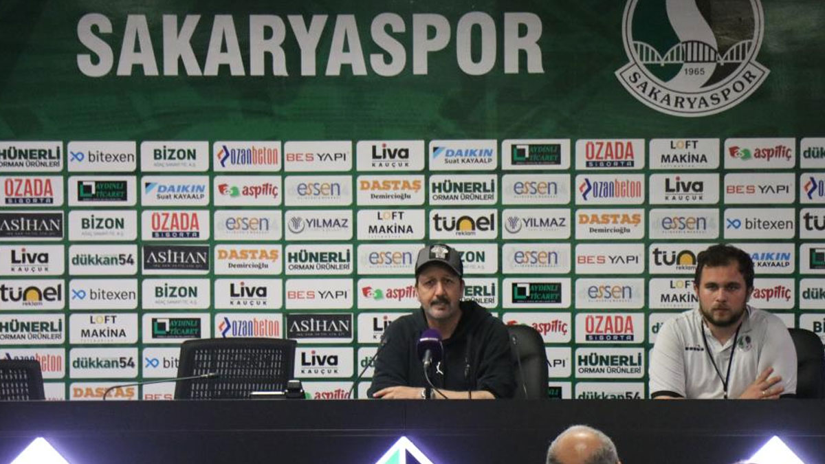 Sakaryaspor-Eyüpspor maçının ardından teknik direktörlerden açıklama