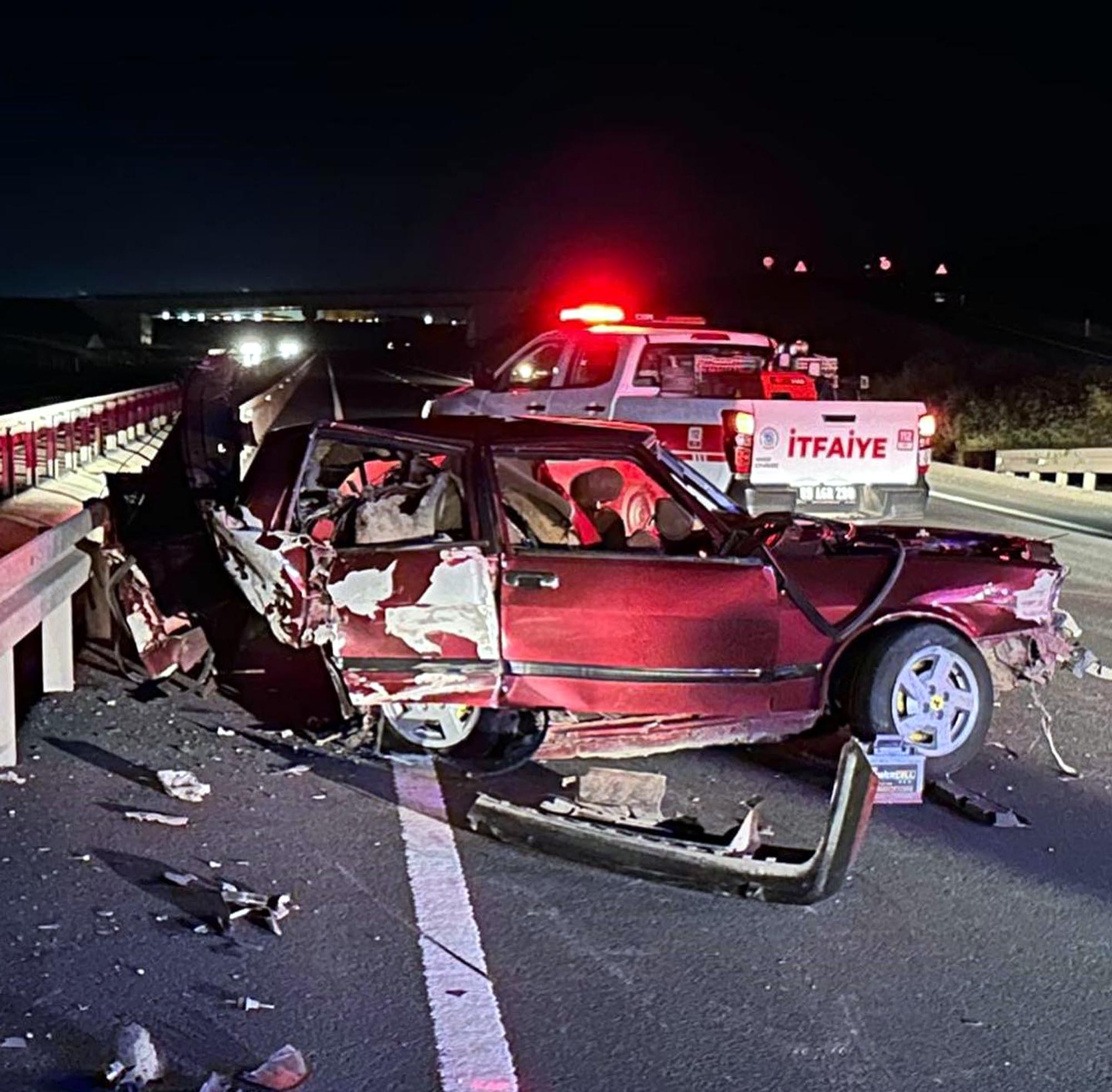 İnfaz koruma memuru trafik kazasında öldü