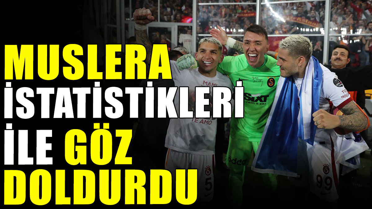 Muslera bu sezon göz doldurdu