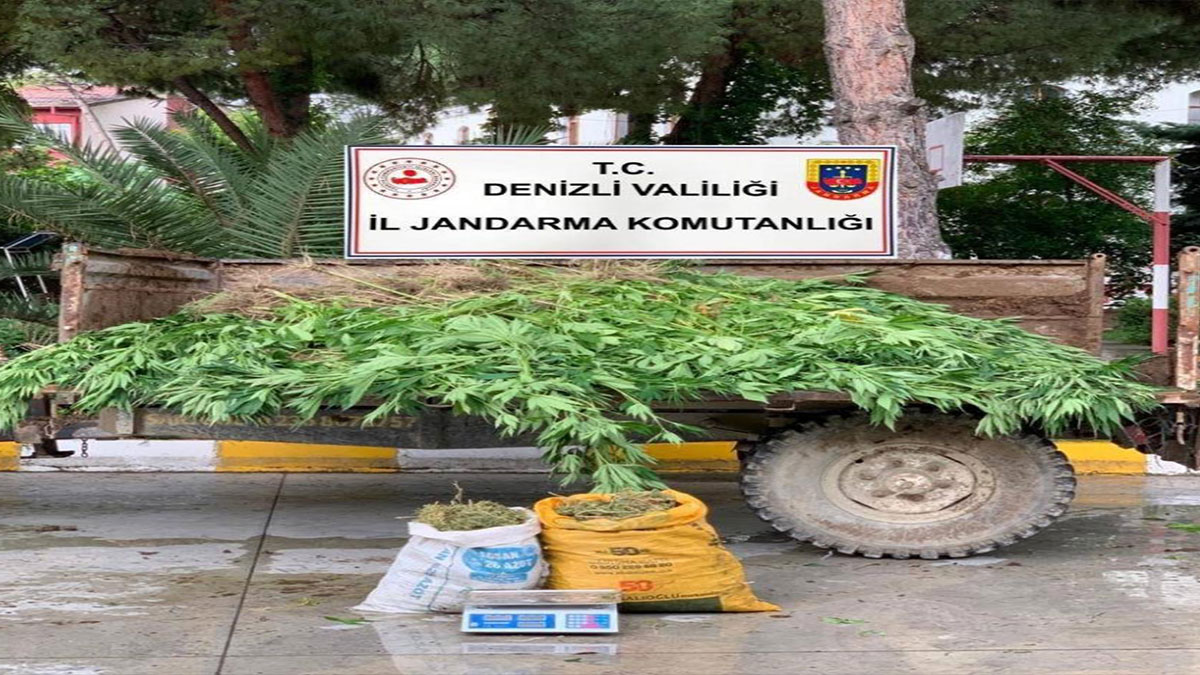 Sarayköy'de uyuşturucu ele geçirildi