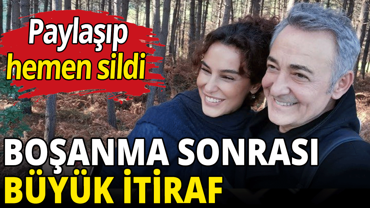 Mehmet Aslantuğ’dan boşanma sonrası büyük itiraf