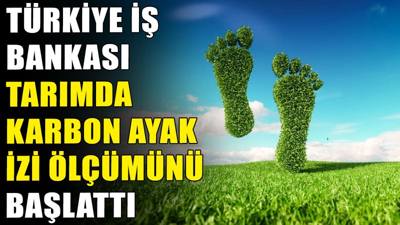 Türkiye İş Bankası tarımda karbon ayak izi ölçümünü başlattı