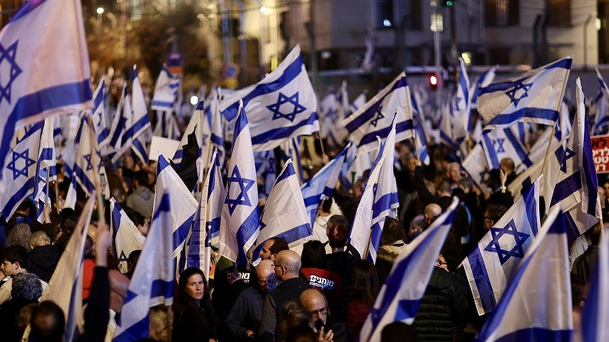 İsrail'de hükümet karşıtı gösteriler devam ediyor