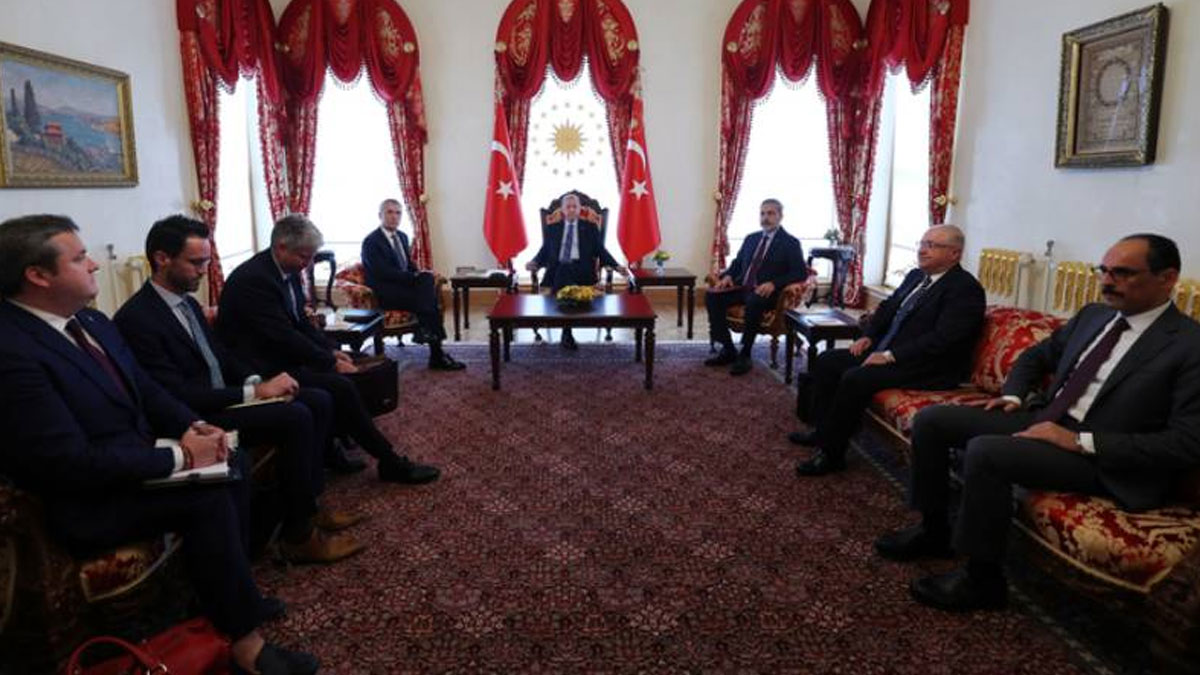 Erdoğan, NATO Genel Sekreteri ile görüştü