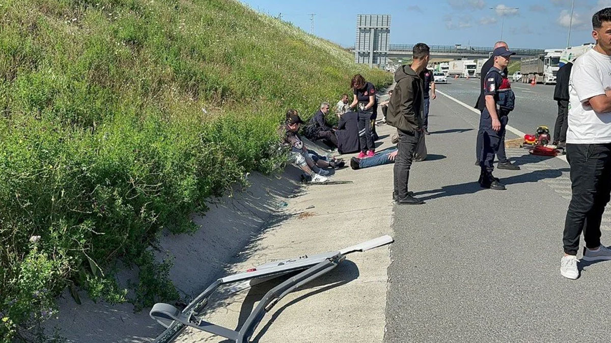 Kuzey Marmara Otoyolu'nda zincirleme kaza