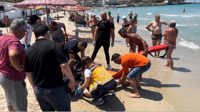 Kız arkadaşını kurtarmak isterken kendisi boğuluyordu