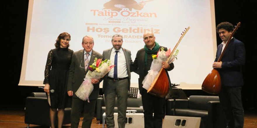 Talip Özkan törenle anıldı