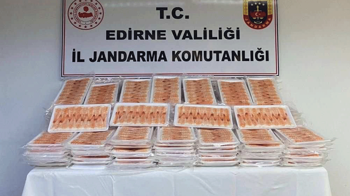 400 adet karides ve uyuşturucu madde yakalandı