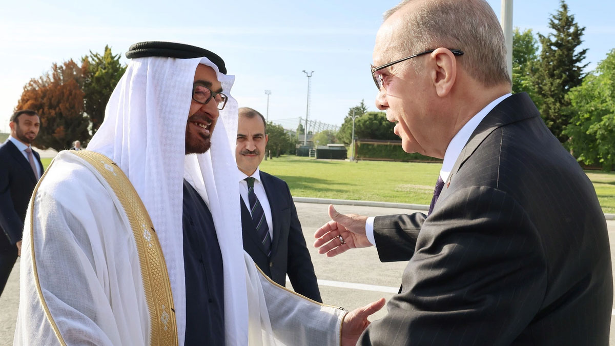 Erdoğan, BAE Devlet Başkanı ile görüştü