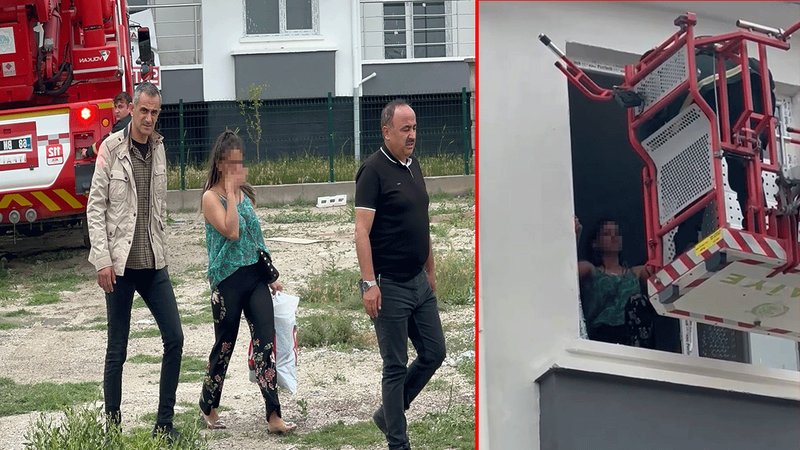 Rezidansta alıkonulan kadın böyle kurtarıldı