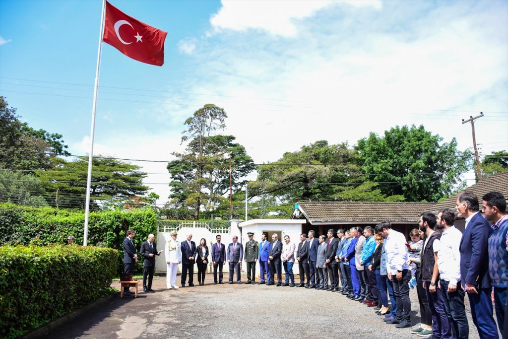 Kenya'daki Türk vatandaşları Çanakkale'yi unutmadı