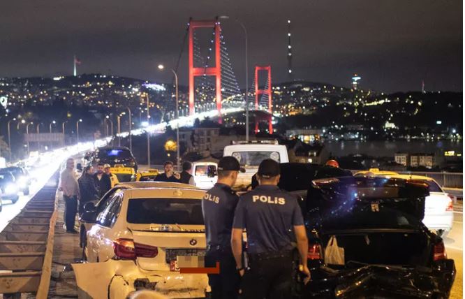 15 Temmuz Şehitler Köprüsü'nde zincirleme kaza