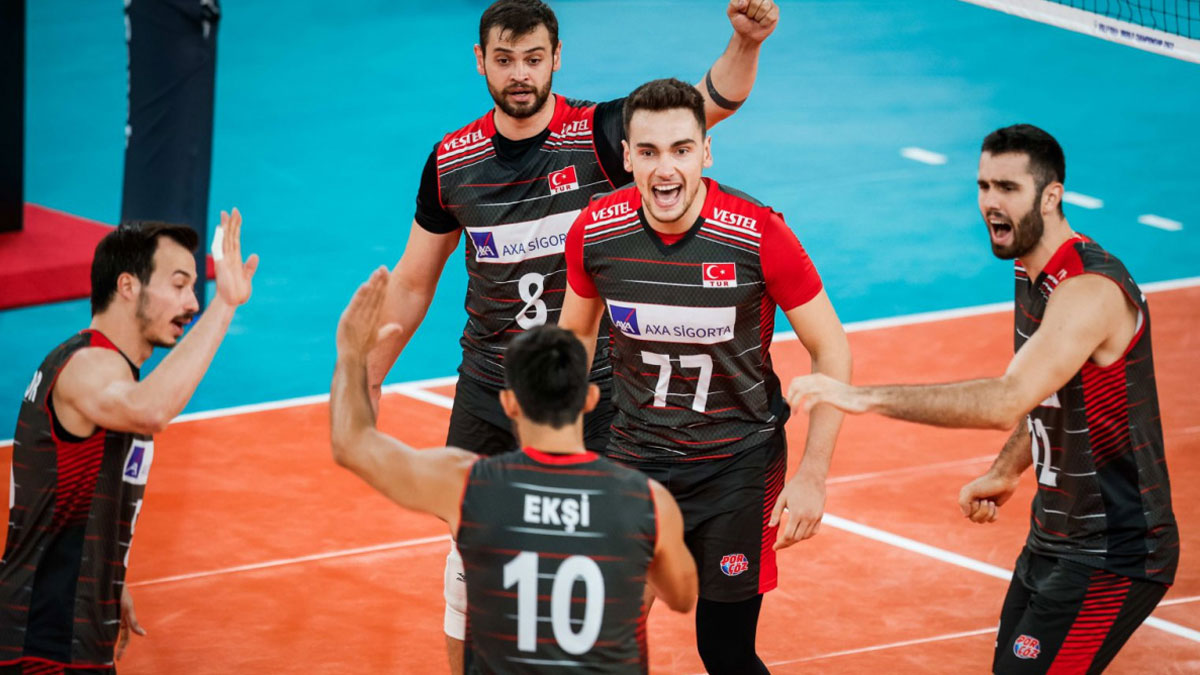 Portekiz'i mağlup eden A Milli Erkek Voleybol Takımı, adını finale yazdırdı