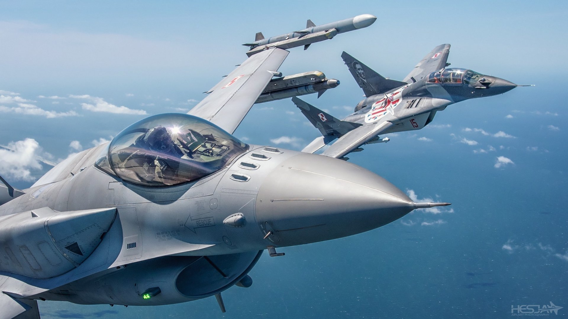 Türk F-16’ları Baltık Denizi’nde tatbikatta görev aldı