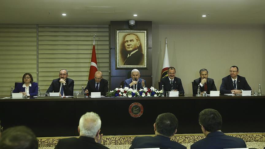 Yıldırım sanayicilerle bir araya geldi