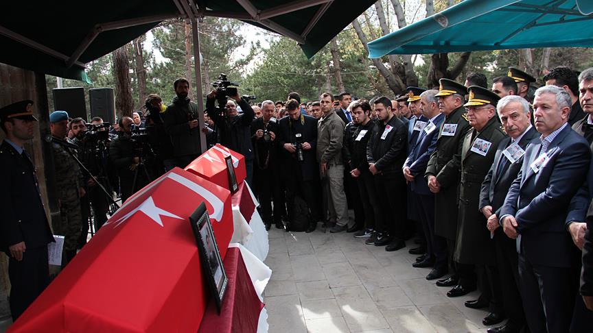 Şehitler Muratdağı ve Doğan son yolculuklarına uğurlandı