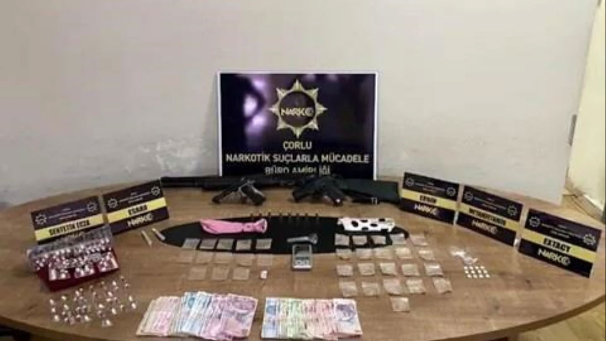 Tekirdağ'da uyuşturucu operasyonu: 8 gözaltı