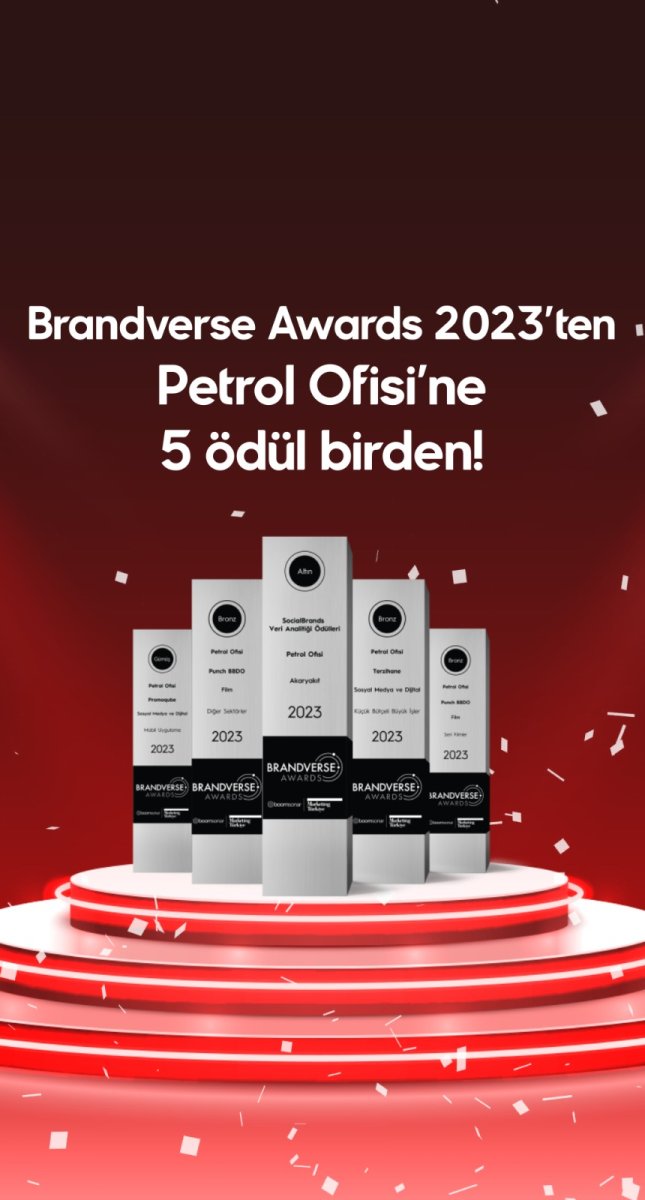 Petrol Ofisi’ne Brandverse Awards’ta 5 ödül