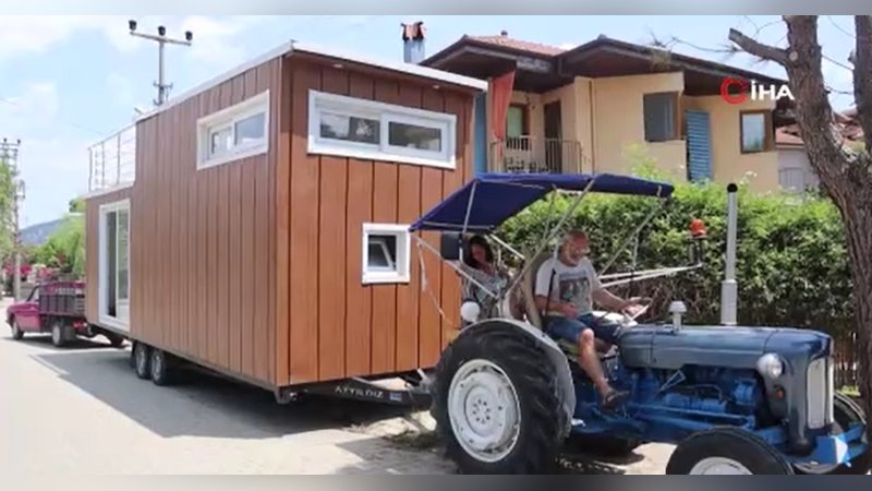 Traktör ile Almanya'ya gidecekler